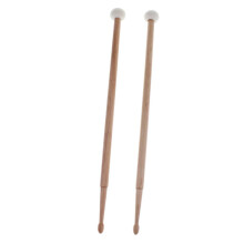 1 Pair Maple Cymbal Gong Mallet Hammer