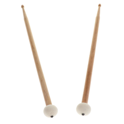 1 Pair Maple Cymbal Gong Mallet Hammer 2