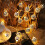 Warm White Lights Battery Powered String Lights Solar Powered Timer Function Moroccan String Lights for Indoor and Outdoor Decor Auto ON OFF LED 5