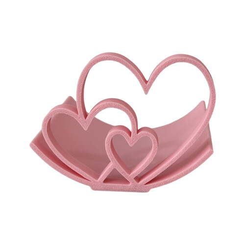 Entzückender herzförmiger Rollenhalter für Badezimmer,-Rosa