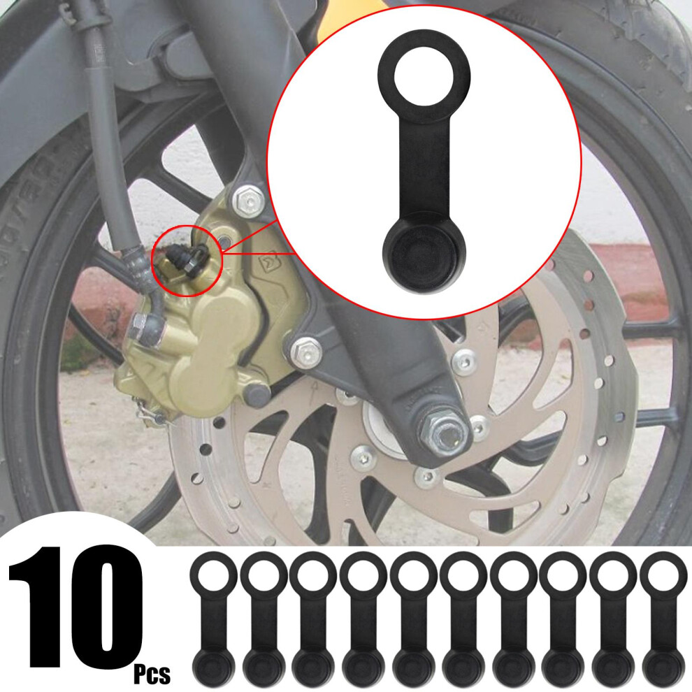 10 X Universal Brake Caliper Dust Cap Bleed Nipple Screw Pump Bleeder Motorcycle Bike Motorbike Rubber 8Mm Cars 6935161540352