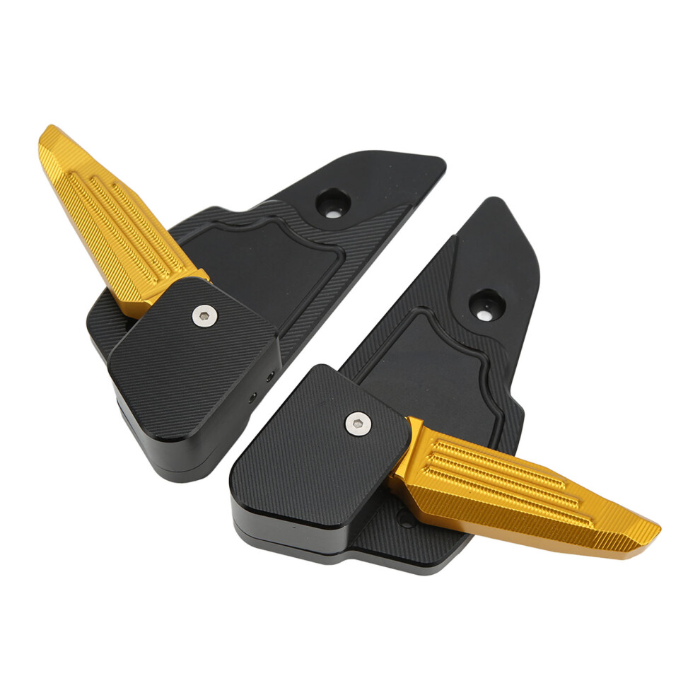 1 Paar Motorrad-HinterfuãStã¼Tzen, Faltbare Golden 7465065344453