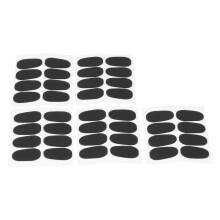 40Pcs Mouthpiece Cushions Patches for Alto/Tenor Saxophone Clarinet 0.8mm Black