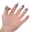 3Pcs Metal Finger Picks Set for Guitar, Index & Thumb, Includes Storage Box 5