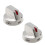 Ensemble de boutons pour bancs de cuisson, 2 pièces, adaptés à 1