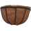 Wrought Iron Wall Basket Planter with Coco Liner 2