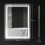 Homcom HOMCOM 500 x 700 mm Illuminated Bathroom Mirror with Bluetooth Silver 3
