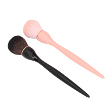 2er-Set Puderpinsel aus weichen synthetischen Fasern schwarz pink