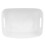 White Large Capacity PP Storage Basket with Handle, Durable Plastic Container 3