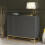 Sideboard 100cm Ripple - Dark Grey with Fluted Doors 1