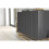 Sideboard 100cm Ripple - Dark Grey with Fluted Doors 3