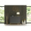 Sideboard 100cm Ripple - Dark Grey with Fluted Doors 5