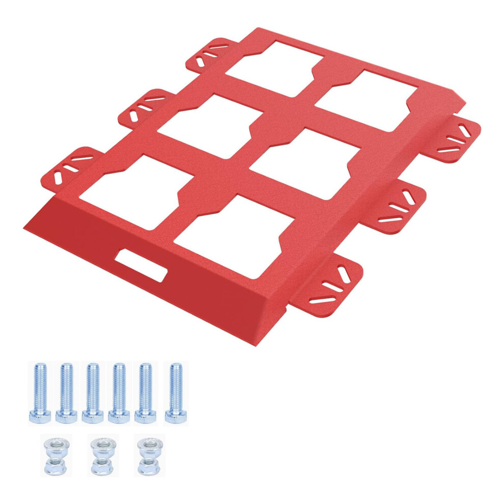 Power Tool Packouts Mounting Plate Half Width Mount Tool-Red 7732000559273