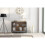 Sideboard 100cm Ripple - Oak & Black Fluted Doors 6