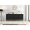 Sideboard 100cm Ripple - Oak & Black Fluted Doors 10