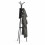 Matt Black Coat Rack Stand 180cm Freestanding Metal Hall Tree 6 Hooks Hat Jacket 1