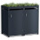 DWD® Double Wheelie Bin Hideaway with Plant Roof 1