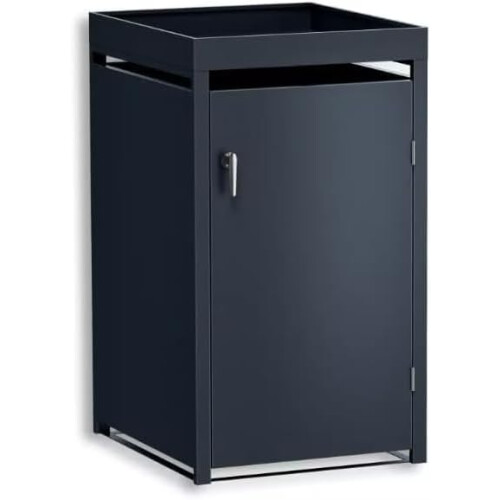 DWD® Double Wheelie Bin Hideaway with Plant Roof 2