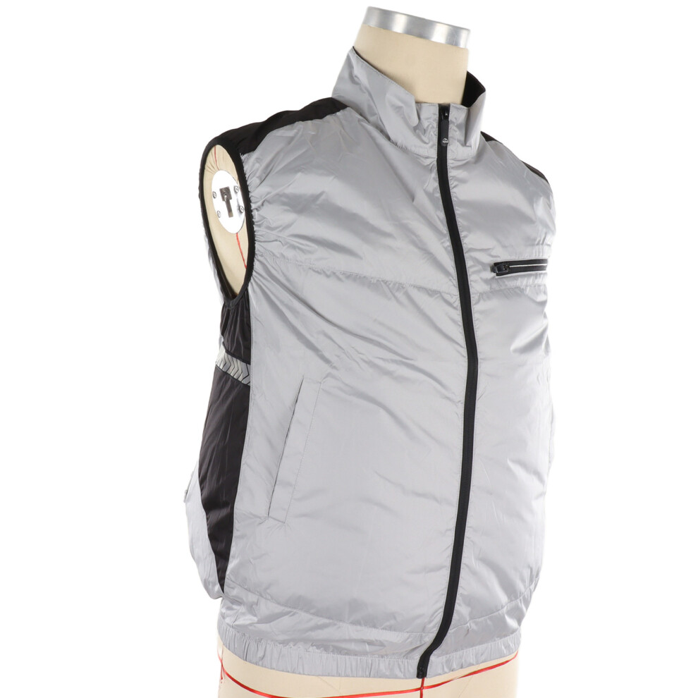 Light Gray Breathable Usb Air Conditioned Clothes Xl Wearable Fan Vest 4141376536550