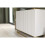 Sideboard 100cm Ripple - White with Fluted Doors 3