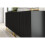 Sideboard 200cm Ripple Duo - Black with Fluted Doors 3