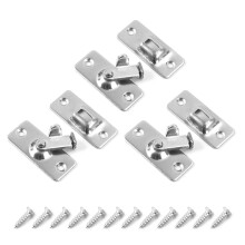 Set of 3 Practical 90 Degree Stainless Steel Safety-Silver