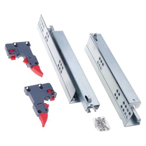 Pair Full Extension Undermount Drawer Slides Soft-10 inches
