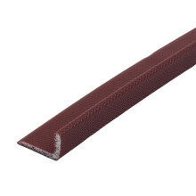 Portable 3meter Cabinet and Wardrobe Door Seal Strips-Red brown