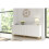 Sideboard 200cm Ripple Duo - White with Fluted Doors 2