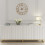 Sideboard 200cm Ripple Duo - White with Fluted Doors 4