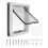 Pet Door with Multiple Lock Modes, Easy Install, 25x5.2x27.6cm 11