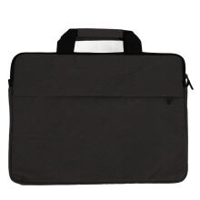 Waterdichte laptoptas voor zakenreizen, schokbestendige, beschermende en gewatteerde laptophoes met meerdere vakken en handvat voor 15,6-inch laptops.