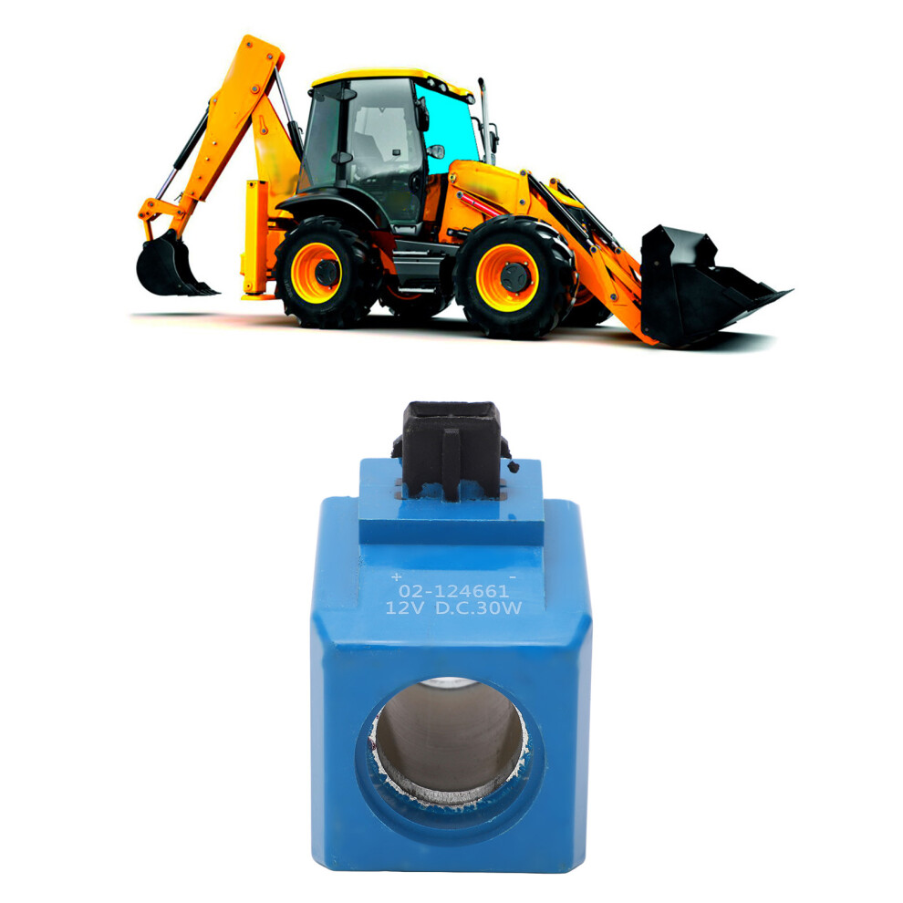 Robust 12V Excavator Coil 02Â124661 Fit Jcb Models 3C To 217 8021372506558