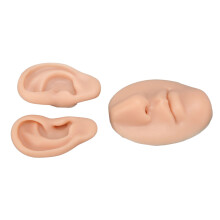 Modèle d'oreille en silicone portable pour la pratique de la percée en 3D sur peau moyenne