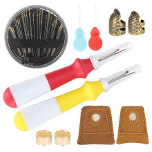 Nähen Fingerhut Set Finger Protector Nadel Naht