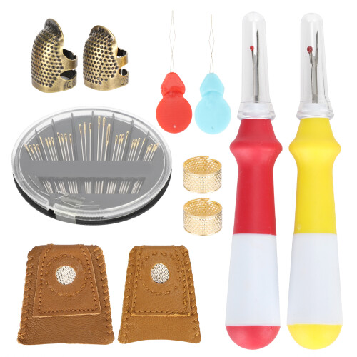 Nähen Fingerhut Set Finger Protector Nadel Naht 1