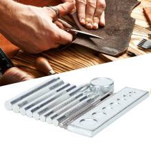 Edelstahl Druckknopf-Bohrset für die DIY-Lederrillenmontage