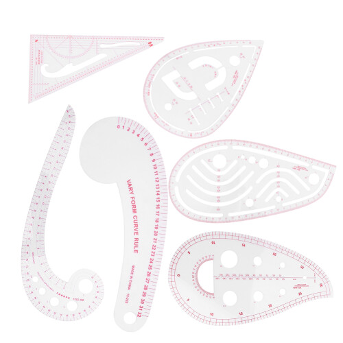 Pattern Making Multifunctional Sewing Tailor Ruler Flexible Bendable Ruler High-Quality Material Clear Sewing Tailors Pattern Making Ruler Styling 1