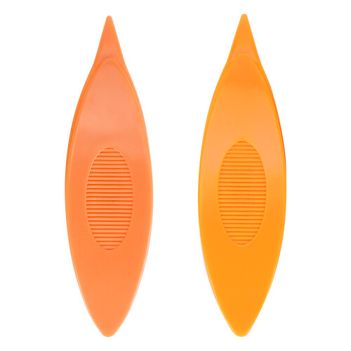 Orange Plastic Tatting Shuttle 2 Pack for Hand Sewing & Knitting DIY Tools 1