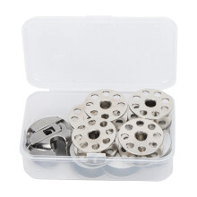 10Pcs Metal Bobbin Cases for Industrial Walking Foot Sewing Machine