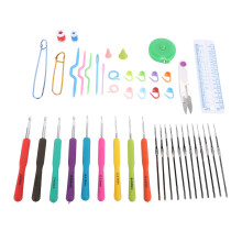 Komplettes Häkelnadel-Set, TPR Soft Grip