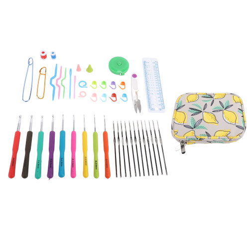 Komplettes Häkelnadel-Set, TPR Soft Grip 1