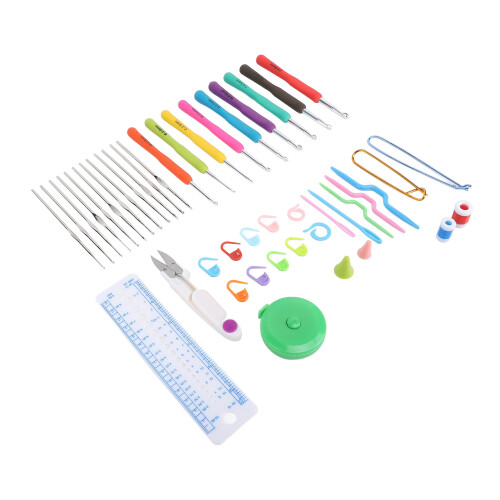 Komplettes Häkelnadel-Set, TPR Soft Grip 2