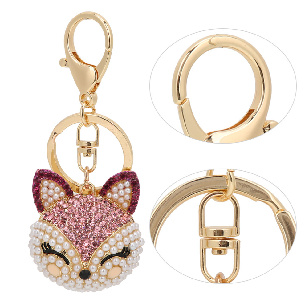 Fuchskopf-Schlã¼Sselanhã¤Nger, Rosa Strass, 7465065411100