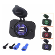 High-Performance Dual Usb Charger For Smartphones And Tablets, Designed For Fast Charging In Cars, Boats, And Rvs