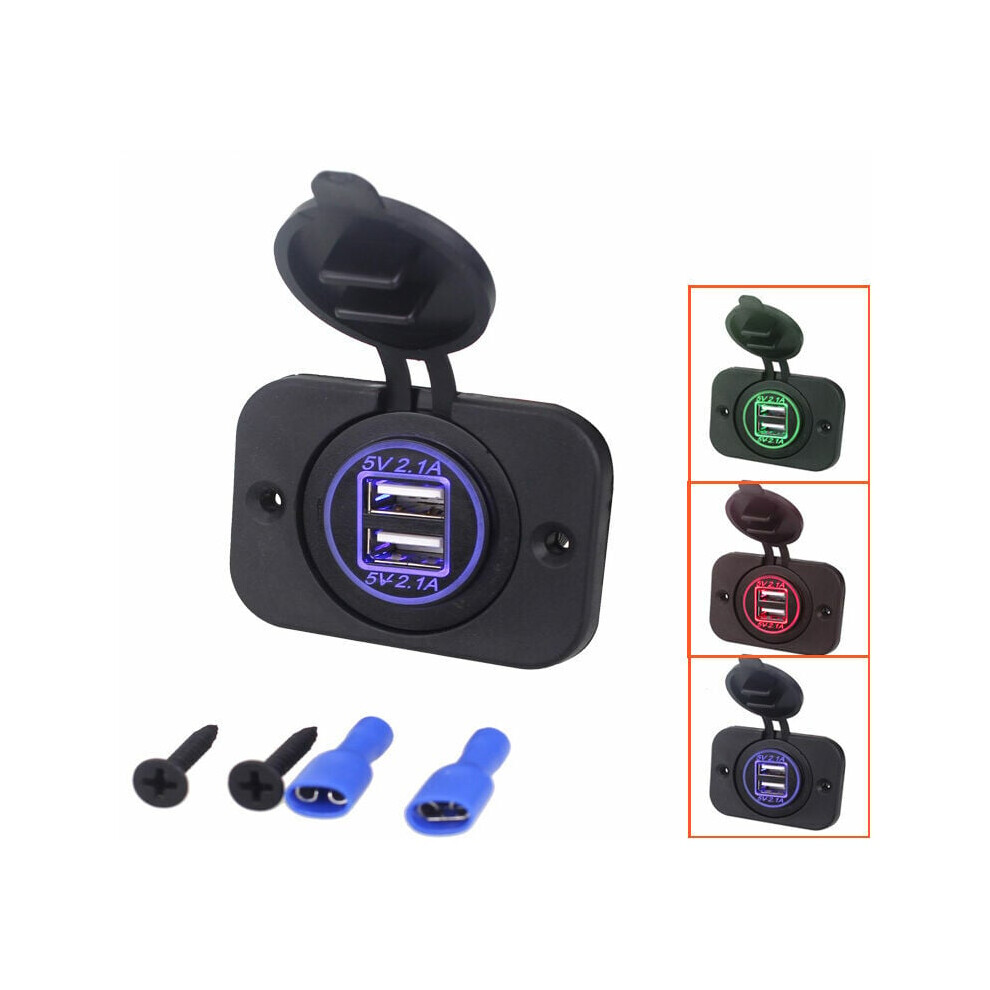 High-Performance Dual Usb Charger For Smartphones And Tablets, Designed For Fast Charging In Cars, Boats, And Rvs 9448196456439