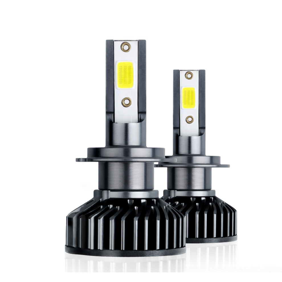 Plug And Play Led Automotive Bulb, H7 12V Cool 6000K Super Brightness 5000Lm, Built-In Driver With Aluminum Dustproof Shell, Fog Bulbs White/Light 9173940591400
