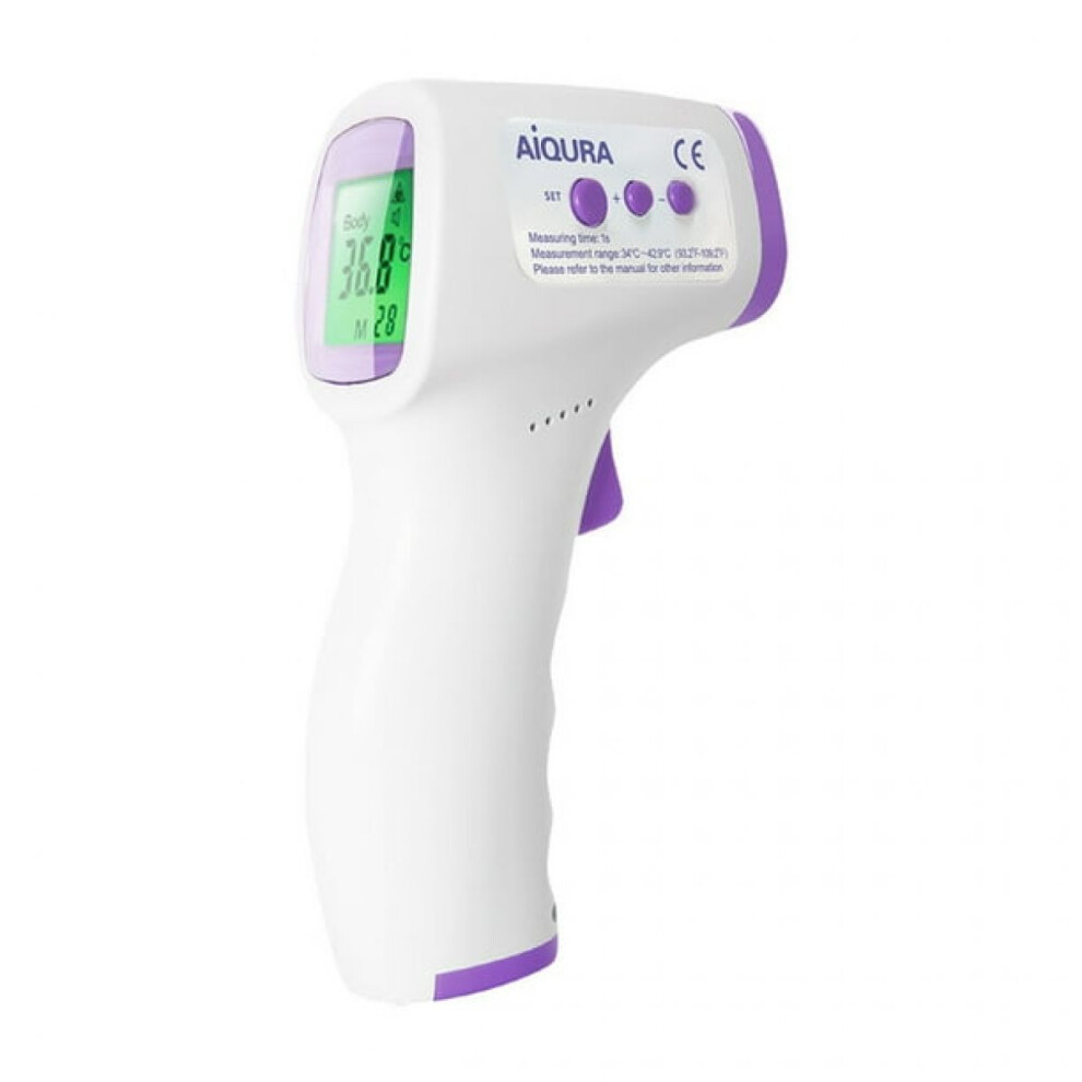 Infrared Non-Contact Thermometer, Accurate Temperature Measurement Device with Intelligent Color-Change Backlight, High Precision Sensor for Human