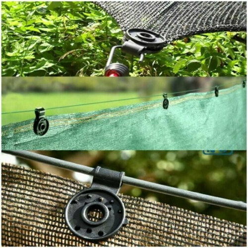 Shade Cloth Clips, Heavy Duty Plastic Clips Versatile Solution for OutdoorLiving Secure Grip 2