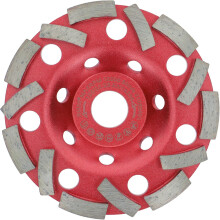 Roth Meilt coincréite 125mm, Poill Fuaraithe Táslaithe Aonchiseal le haghaidh Meilt Uillinne, Roth Cupáin Meilt Ionsaitheach Sintéirithe